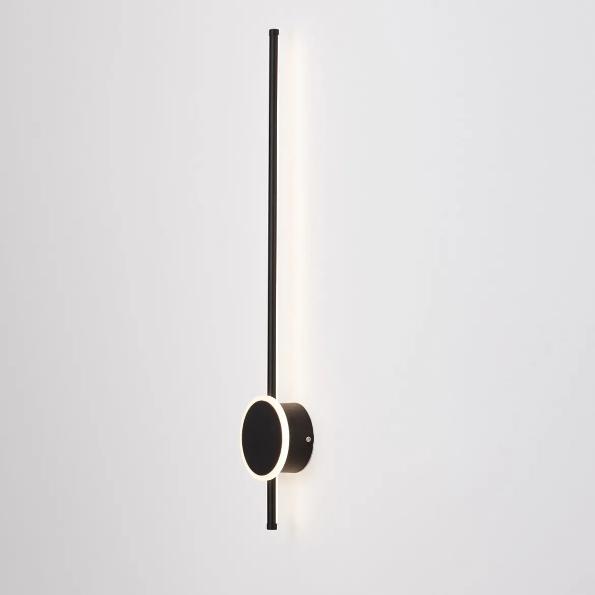 Nova Luce 9061428 CLOCK LED Wandleuchte 3000K Schwarz