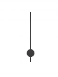 Nova Luce 9061428 CLOCK LED Wandleuchte 3000K Schwarz