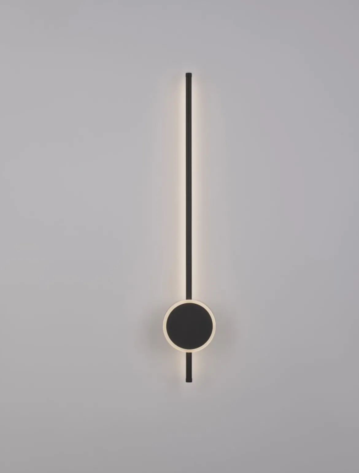 Nova Luce 9061428 CLOCK LED Wandleuchte 3000K Schwarz