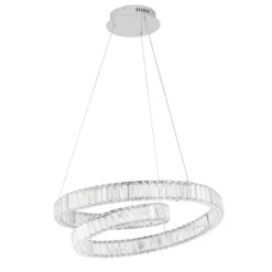 Nova Luce 9019720 CONCETO LED Pendelleuchte 60cm 3500K Chrom