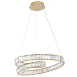 Nova Luce 9019721 CONCETO LED Pendelleuchte 60cm 3500K Gold