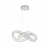 Nova Luce 9019723 CONCETO LED Pendelleuchte 60cm 3500K Chrom Kristall
