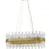 Nova Luce 9695217 CROWN Pendelleuchte 80cm Satin Gold G9