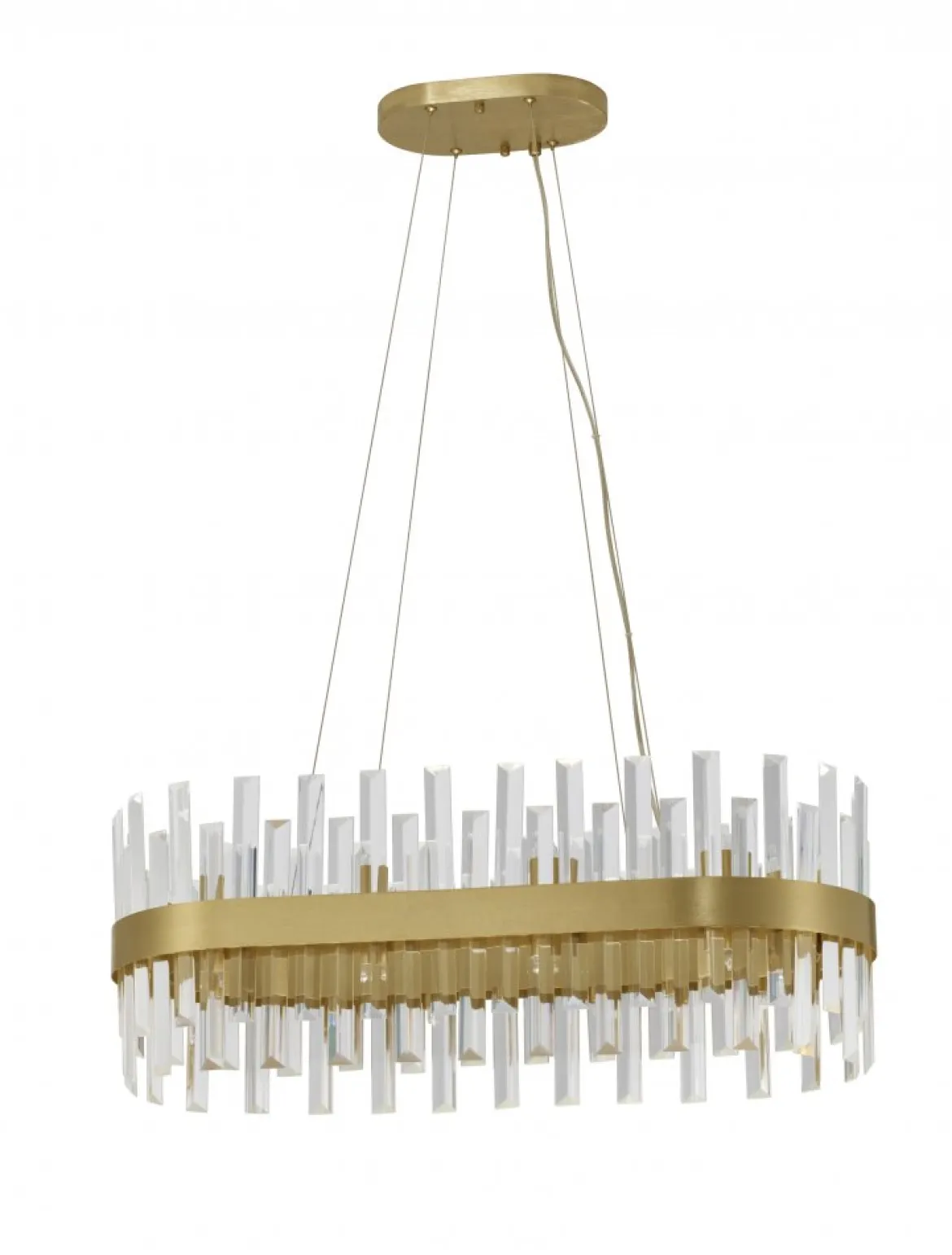 Nova Luce 9695217 CROWN Pendelleuchte 80cm Satin Gold G9