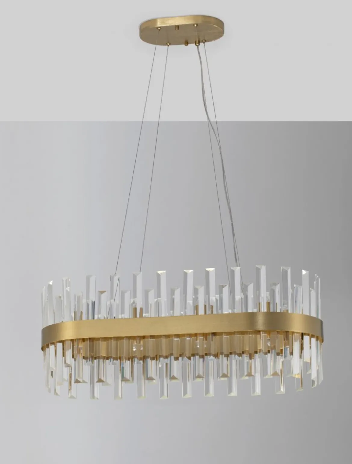 Nova Luce 9695217 CROWN Pendelleuchte 80cm Satin Gold G9