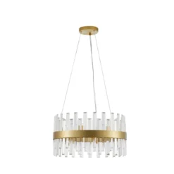 Nova Luce 9695218 CROWN Pendelleuchte 55cm Satin Gold G9
