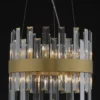 Nova Luce 9695219 CROWN Pendelleuchte 35cm Satin Gold G9