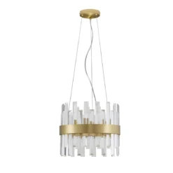Nova Luce 9695219 CROWN Pendelleuchte 35cm Satin Gold G9
