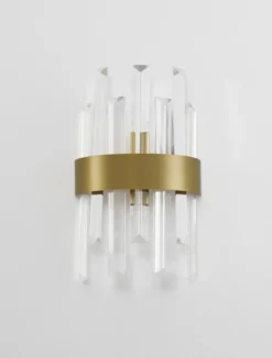 Nova Luce 9695220 CROWN Wandleuchte Satin Gold G9