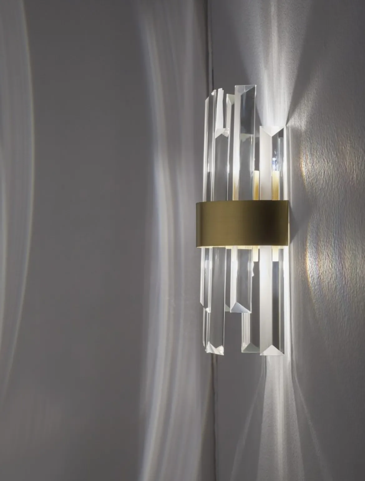 Nova Luce 9695220 CROWN Wandleuchte Satin Gold G9