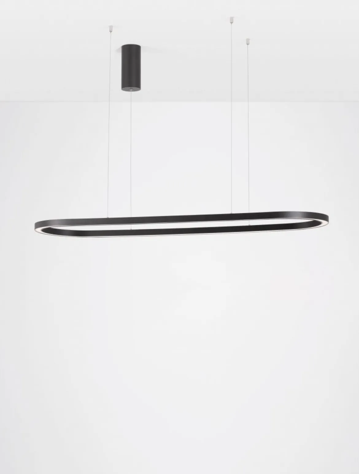 Nova Luce 9345624 CUPPE LED Pendelleuchte 120cm 3000K Schwarz dimmbar