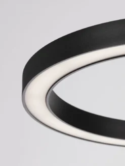 Nova Luce 9345624 CUPPE LED Pendelleuchte 120cm 3000K Schwarz dimmbar