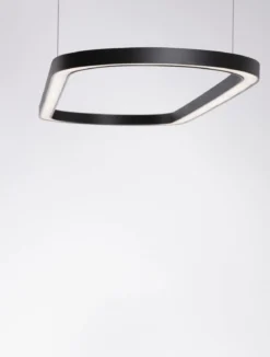 Nova Luce 9345624 CUPPE LED Pendelleuchte 120cm 3000K Schwarz dimmbar