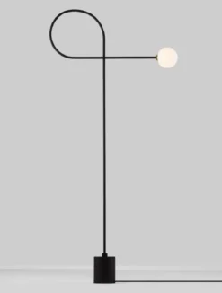 Nova Luce 9010224 DEDALO Stehlampe Schwarz Weiss G9
