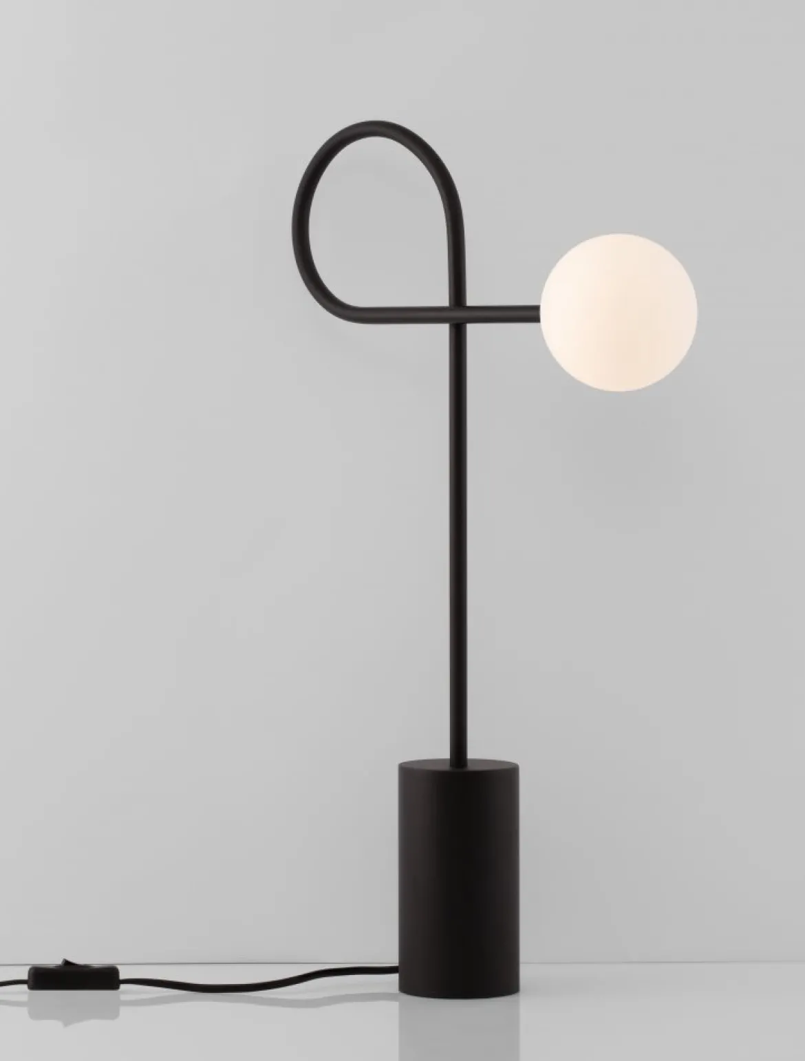 Nova Luce 9010223 DEDALO Tischleuchte Schwarz Weiss G9