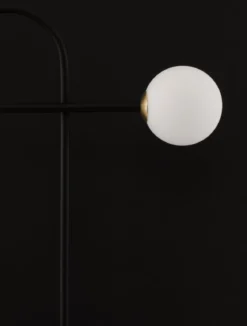 Nova Luce 9010223 DEDALO Tischleuchte Schwarz Weiss G9