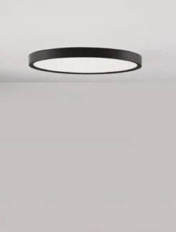 Nova Luce 9060189 DIXIE LED Deckenleuchte 3000-4000-6500K 2400lm Schwarz 30cm