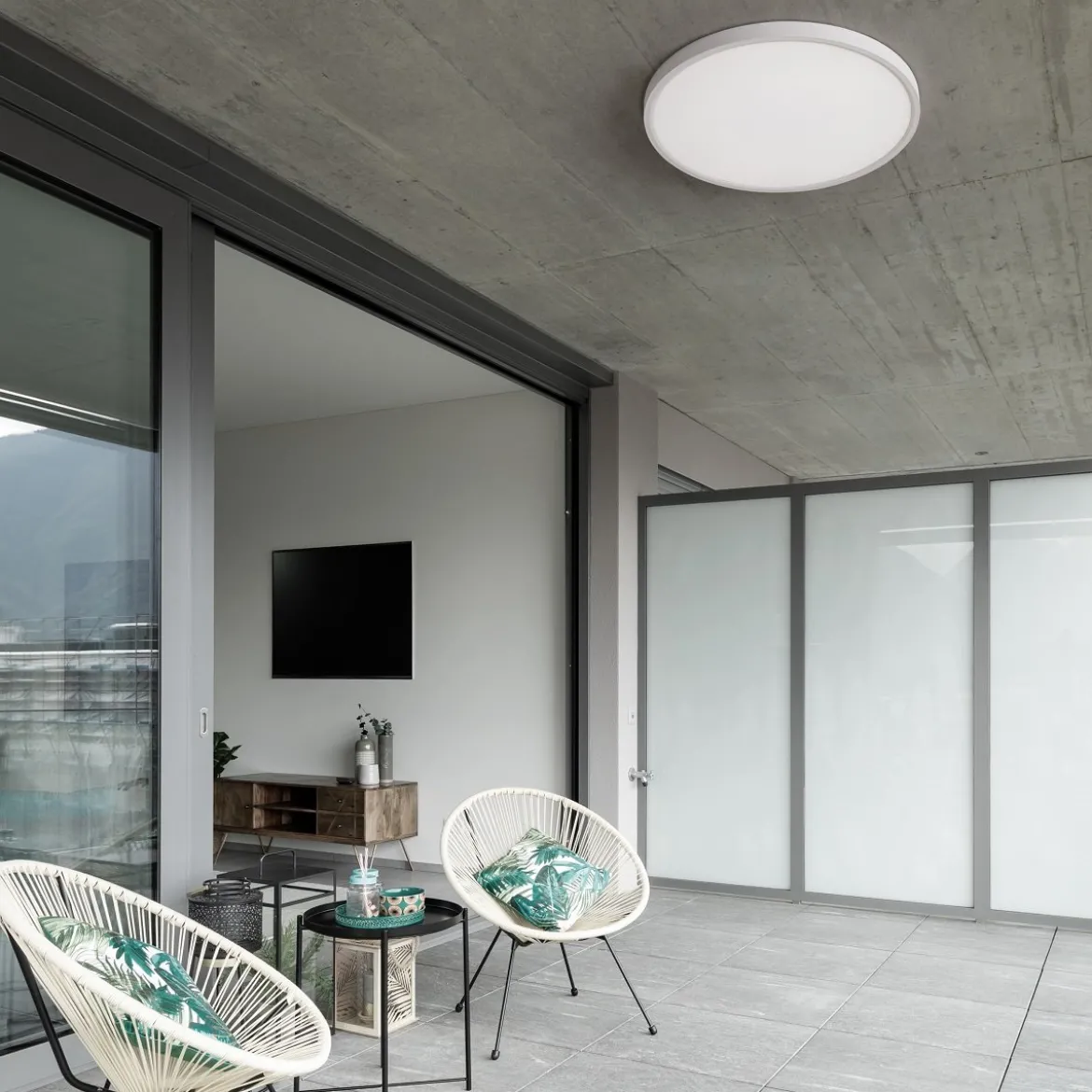 Nova Luce 9060190 DIXIE LED Deckenleuchte 3000-4000-6500K 3200lm Weiss 40cm