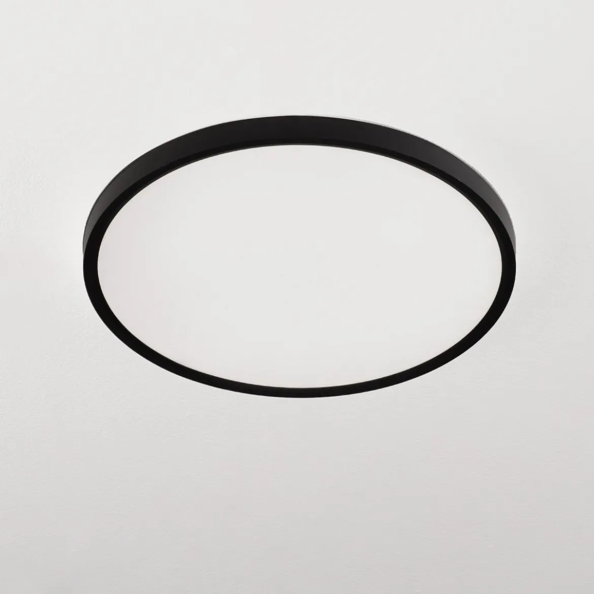 Nova Luce 9060191 DIXIE LED Deckenleuchte 3000-4000-6500K 3200lm Schwarz 40cm