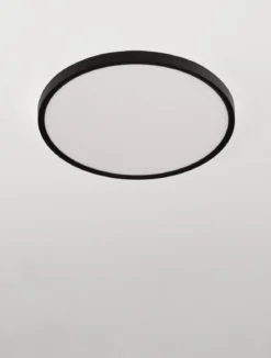 Nova Luce 9060191 DIXIE LED Deckenleuchte 3000-4000-6500K 3200lm Schwarz 40cm