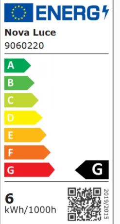 Nova Luce 9060220 DRO LED Pendelleuchte 1-flammig 3000K Schwarz dimmbar
