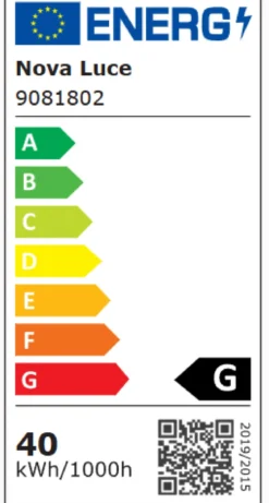 Nova Luce 9081802 ELETTRA LED Pendelleuchte 8-flammig 3000K Schwarz