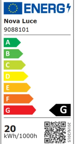 Nova Luce 9088101 ELETTRA LED Pendelleuchte 3000K Schwarz 120cm