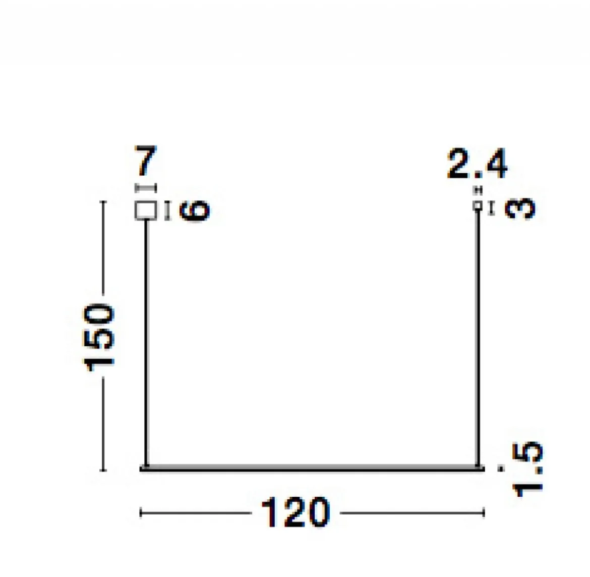 Nova Luce 9088102 ELETTRA LED Pendelleuchte 3000K Messing Gold 120cm