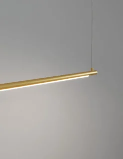 Nova Luce 9088102 ELETTRA LED Pendelleuchte 3000K Messing Gold 120cm