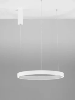 Nova Luce 9345659 ELOWEN LED Pendelleuchte 60cm 3000K Weiss dimmbar