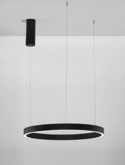 Nova Luce 9345660 ELOWEN LED Pendelleuchte 60cm 3000K Schwarz dimmbar