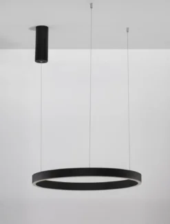 Nova Luce 9345660 ELOWEN LED Pendelleuchte 60cm 3000K Schwarz dimmbar