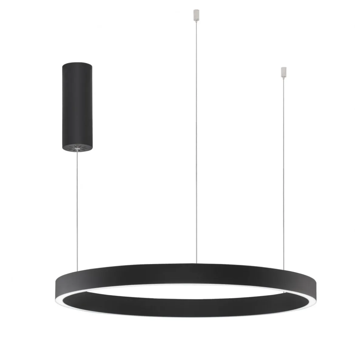 Nova Luce 9345660 ELOWEN LED Pendelleuchte 60cm 3000K Schwarz dimmbar