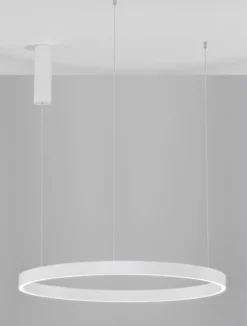 Nova Luce 9345663 ELOWEN LED Pendelleuchte 80cm 3000K Weiss dimmbar
