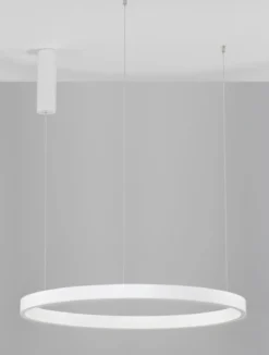 Nova Luce 9345663 ELOWEN LED Pendelleuchte 80cm 3000K Weiss dimmbar