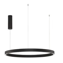 Nova Luce 9345664 ELOWEN LED Pendelleuchte 80cm 3000K Schwarz dimmbar