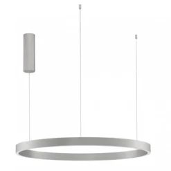 Nova Luce 9345666 ELOWEN LED Pendelleuchte 80cm 3000K Silber gebürstet dimmbar