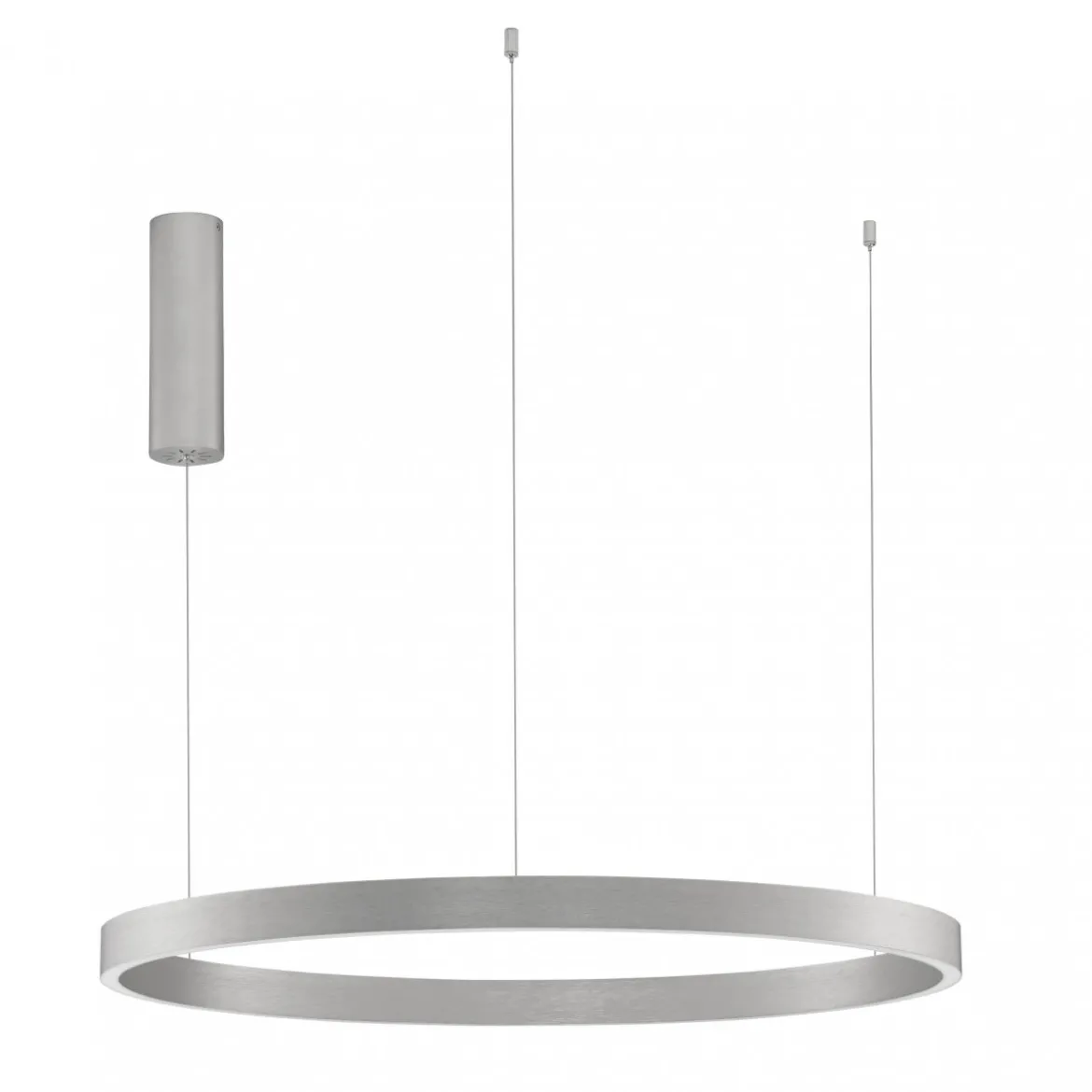 Nova Luce 9345666 ELOWEN LED Pendelleuchte 80cm 3000K Silber gebürstet dimmbar