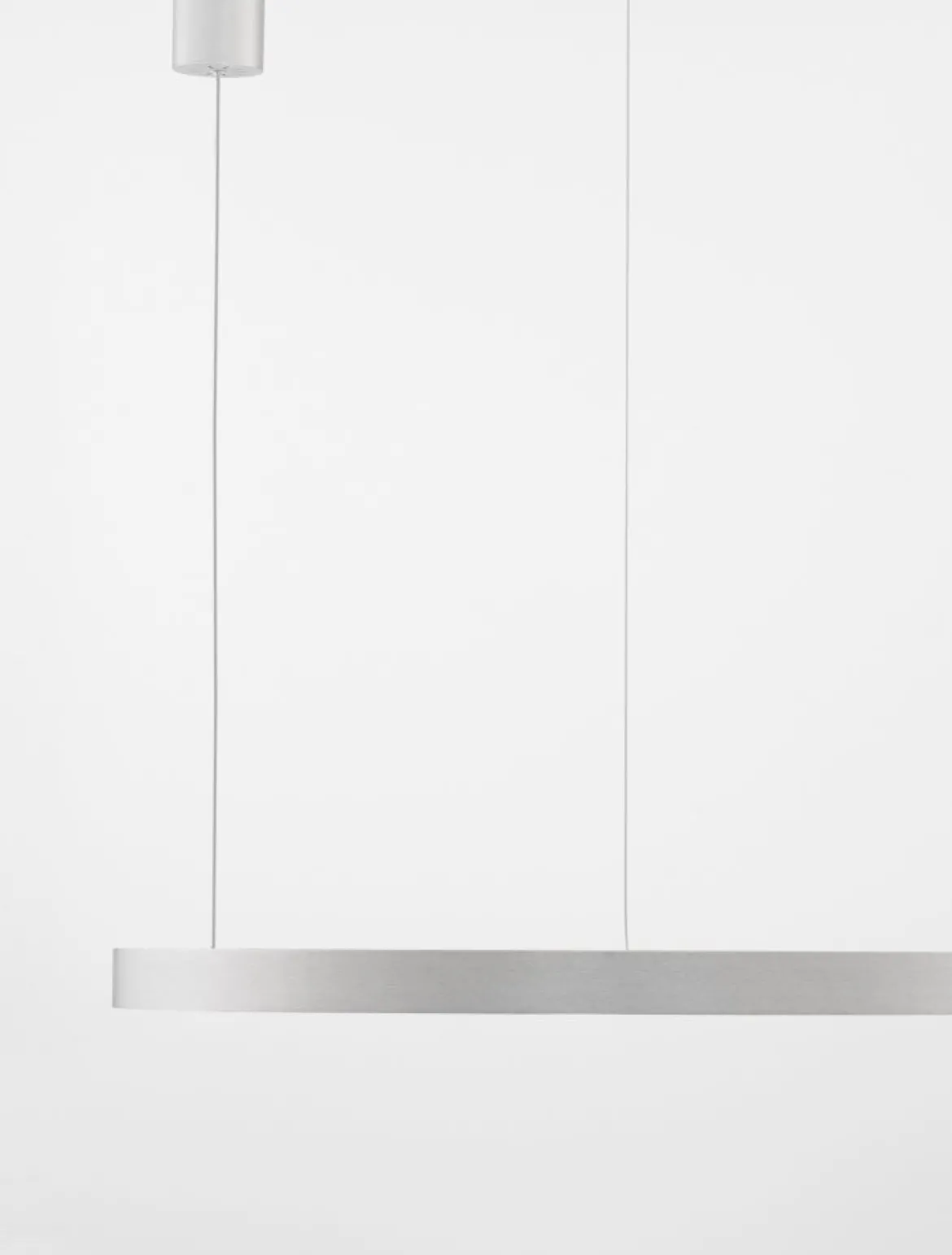 Nova Luce 9345666 ELOWEN LED Pendelleuchte 80cm 3000K Silber gebürstet dimmbar