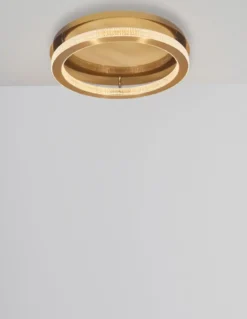 Nova Luce 9285420 FIORE LED Deckenleuchte 40cm 3000K Antik Gold dimmbar