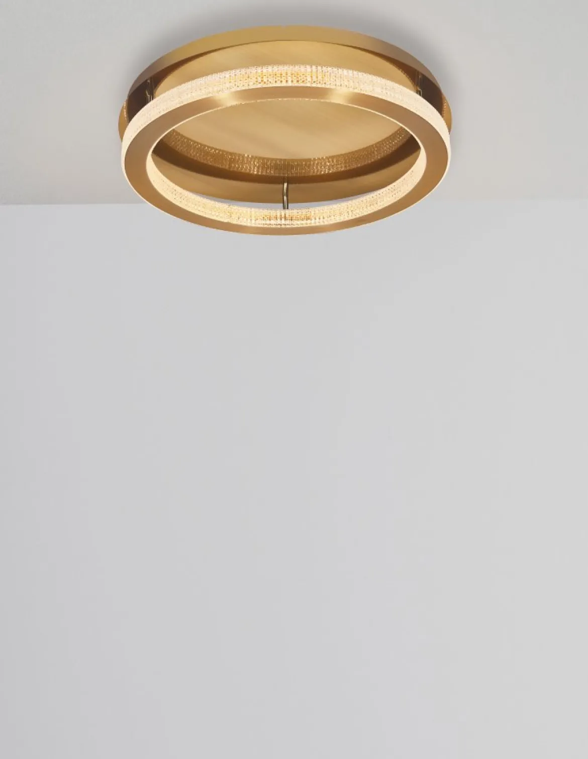 Nova Luce 9285420 FIORE LED Deckenleuchte 40cm 3000K Antik Gold dimmbar