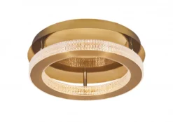 Nova Luce 9285420 FIORE LED Deckenleuchte 40cm 3000K Antik Gold dimmbar