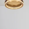 Nova Luce 9285620 FIORE LED Deckenleuchte 60cm 3000K Antik Gold dimmbar