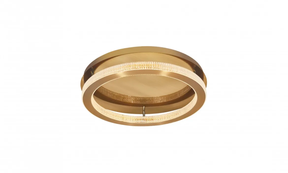 Nova Luce 9285620 FIORE LED Deckenleuchte 60cm 3000K Antik Gold dimmbar