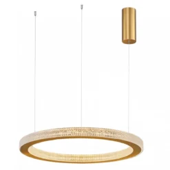 Nova Luce 9285610 FIORE LED Pendelleuchte 60cm 3000K Antik Gold dimmbar