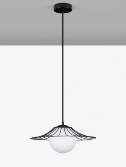 Nova Luce 9620126 FLY Pendelleuchte Schwarz E27