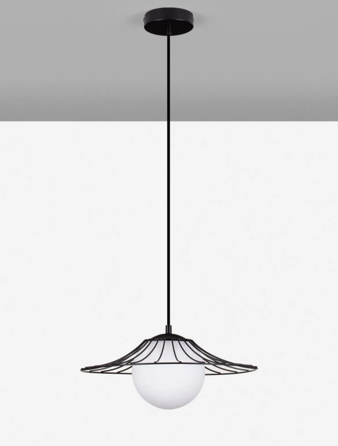 Nova Luce 9620126 FLY Pendelleuchte Schwarz E27