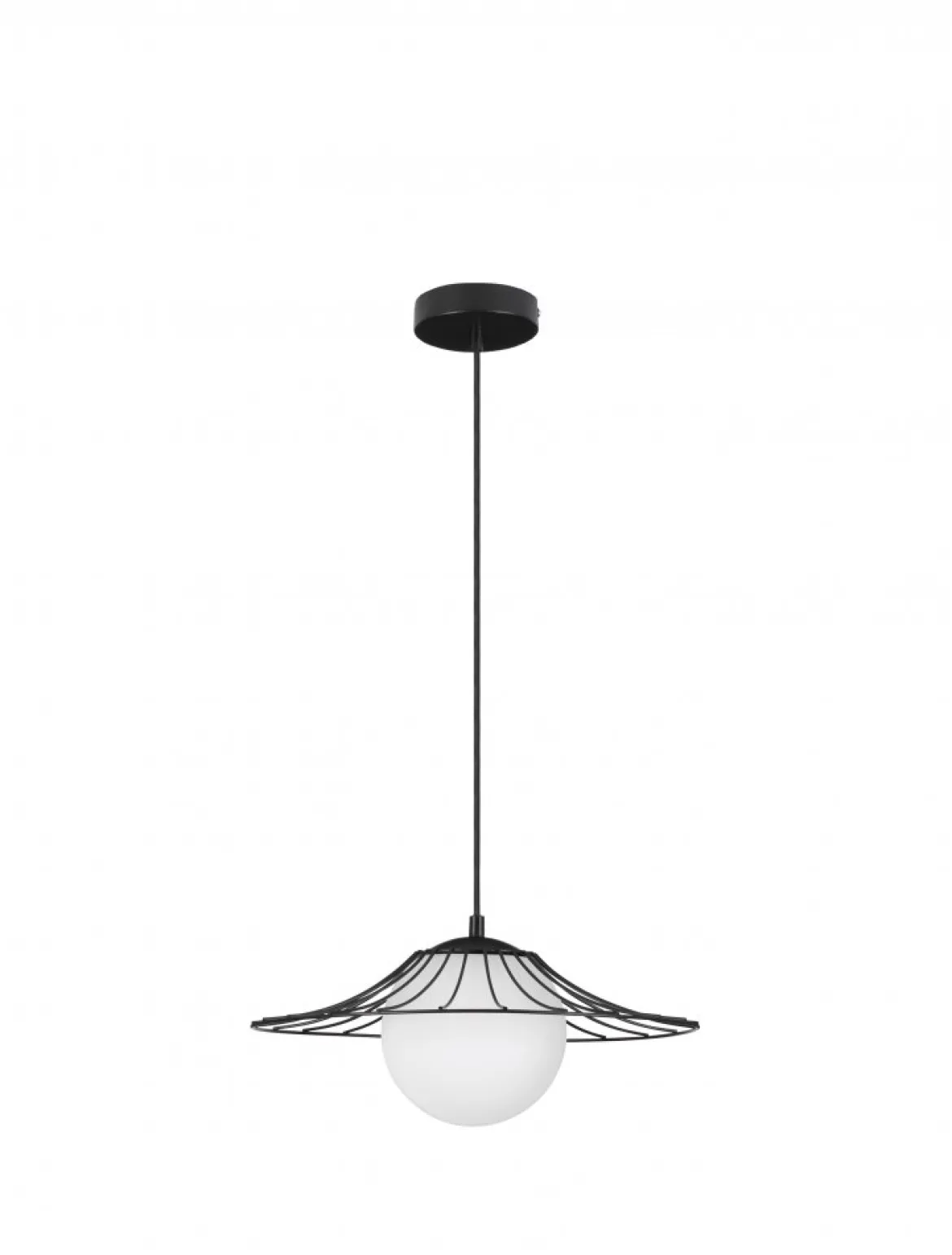 Nova Luce 9620126 FLY Pendelleuchte Schwarz E27