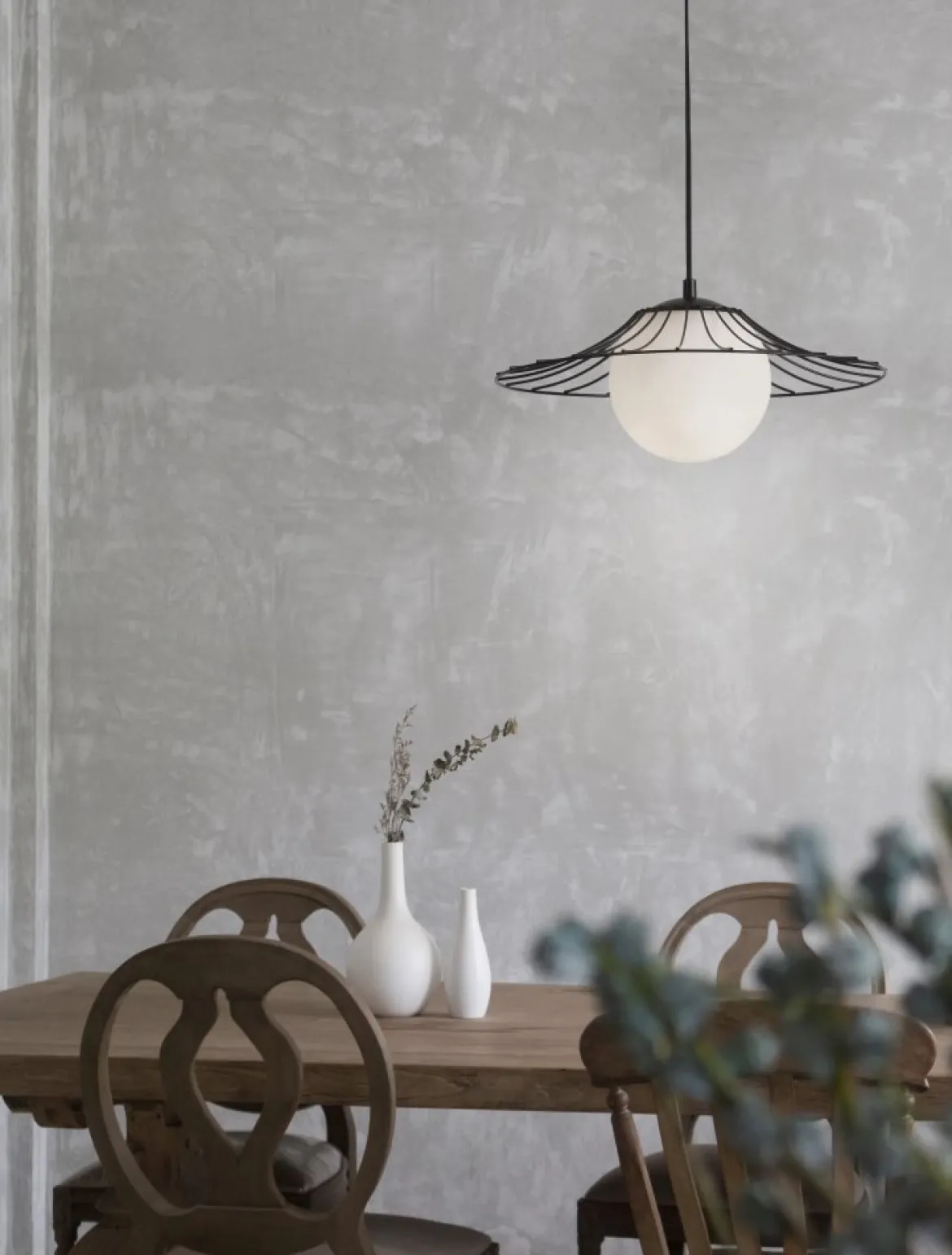 Nova Luce 9620126 FLY Pendelleuchte Schwarz E27