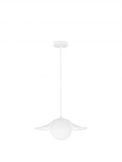 Nova Luce 9620127 FLY Pendelleuchte Weiss E27